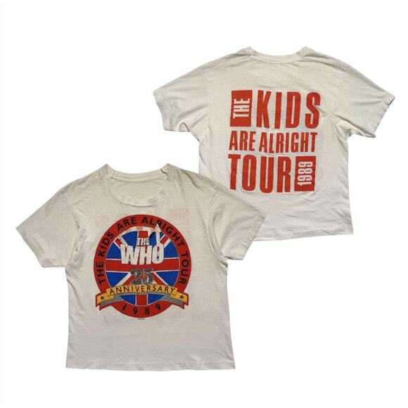 THE WHO✨ザフー✨KIDS ARE ALRIGHT TOUR✨Tシャツ】 バンドTシャツ 80